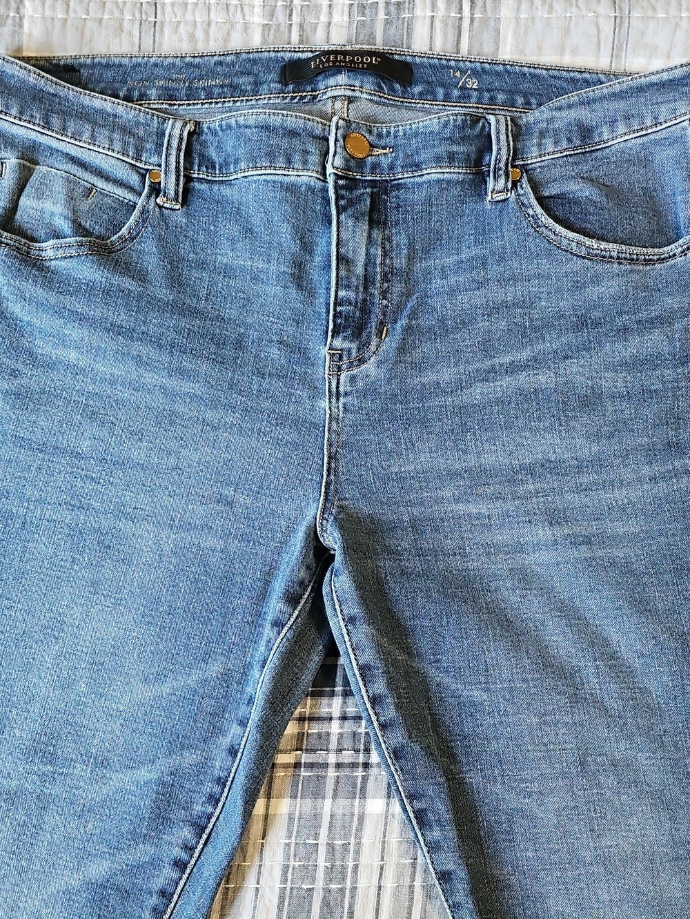 Liverpool Non Skinny Skinny Cropped Jeans